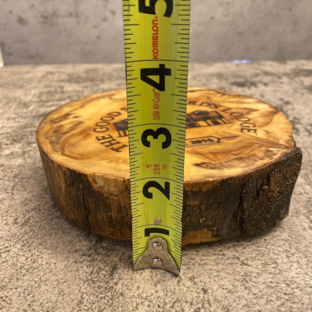 Live Edge Tree Bark Wood Display Stand - Picture 14 of 14